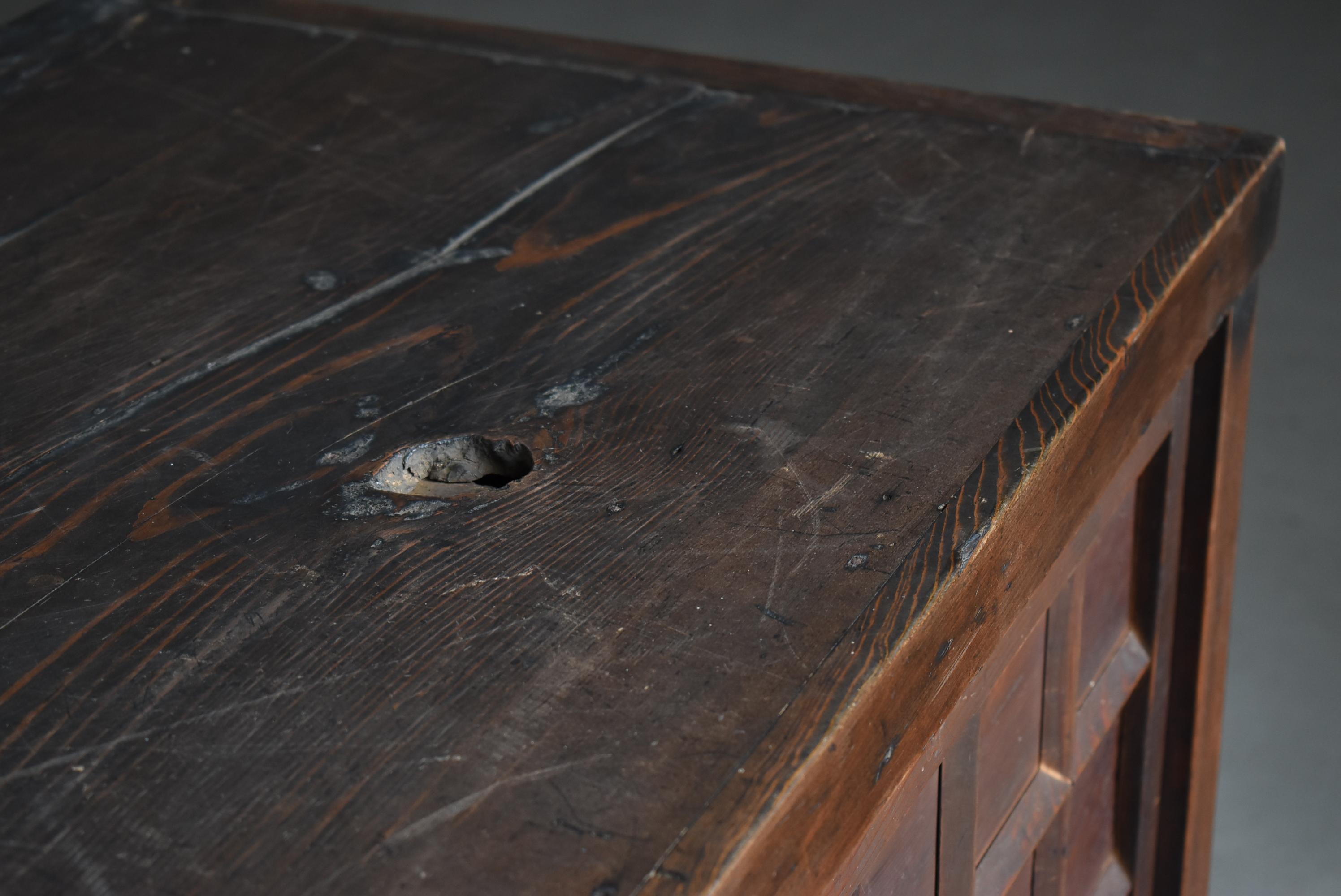 Japanese Modern Large Tansu 1860s-1920s / Sideboard Wabi-Sabi 9