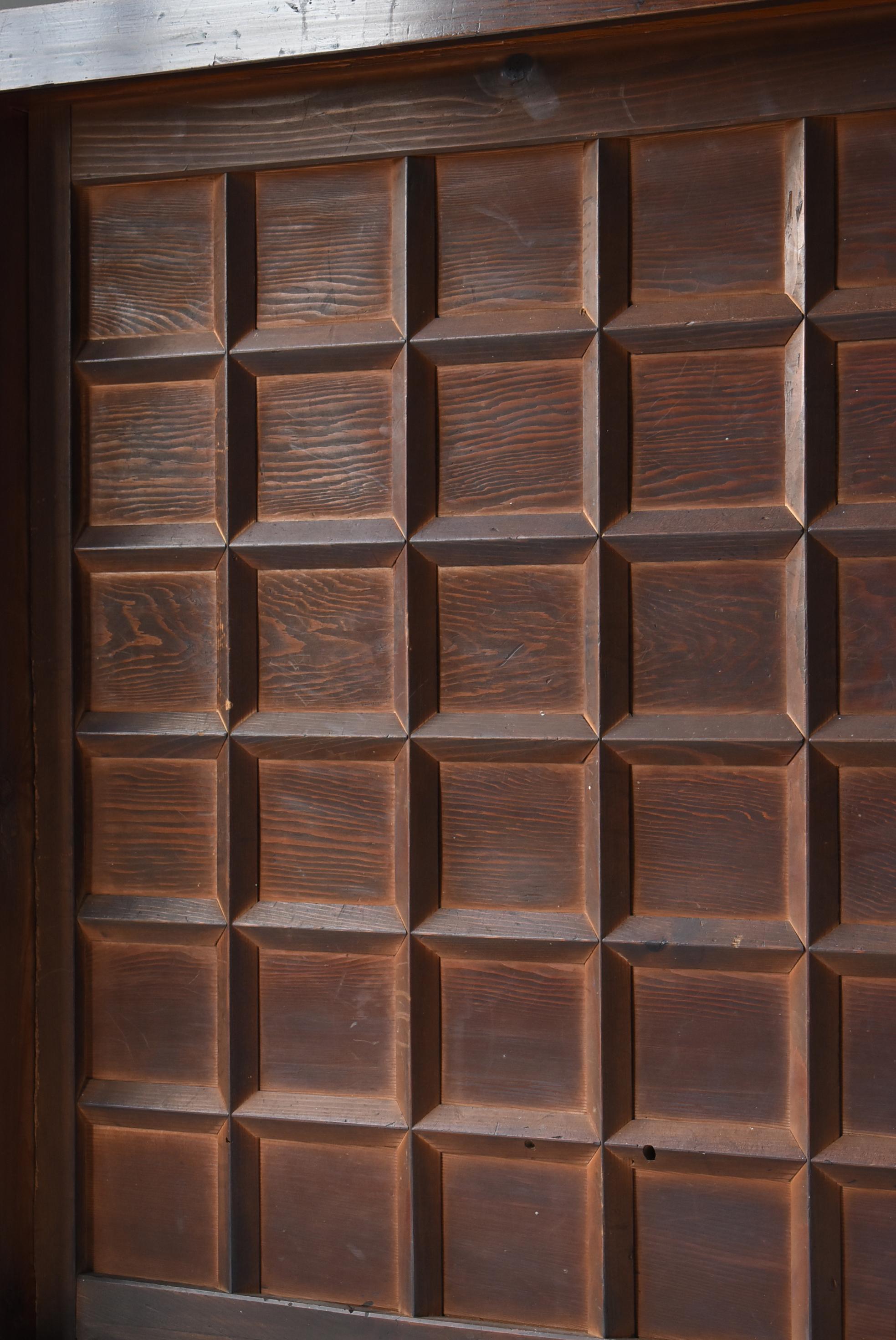 Cedar Japanese Modern Large Tansu 1860s-1920s / Sideboard Wabi-Sabi