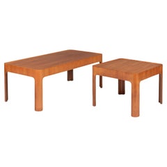 Vintage Japanese Modern Set of Coffee Tables by Isamu Kenmochi, 1960's