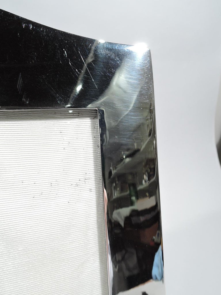 Japanese Modern Silver Picture Frame For Sale at 1stDibs