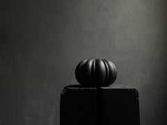 Objet vintage japonais moderne en bronze « citrouille » · Sculpture / Vase à fleurs Wabisabi
