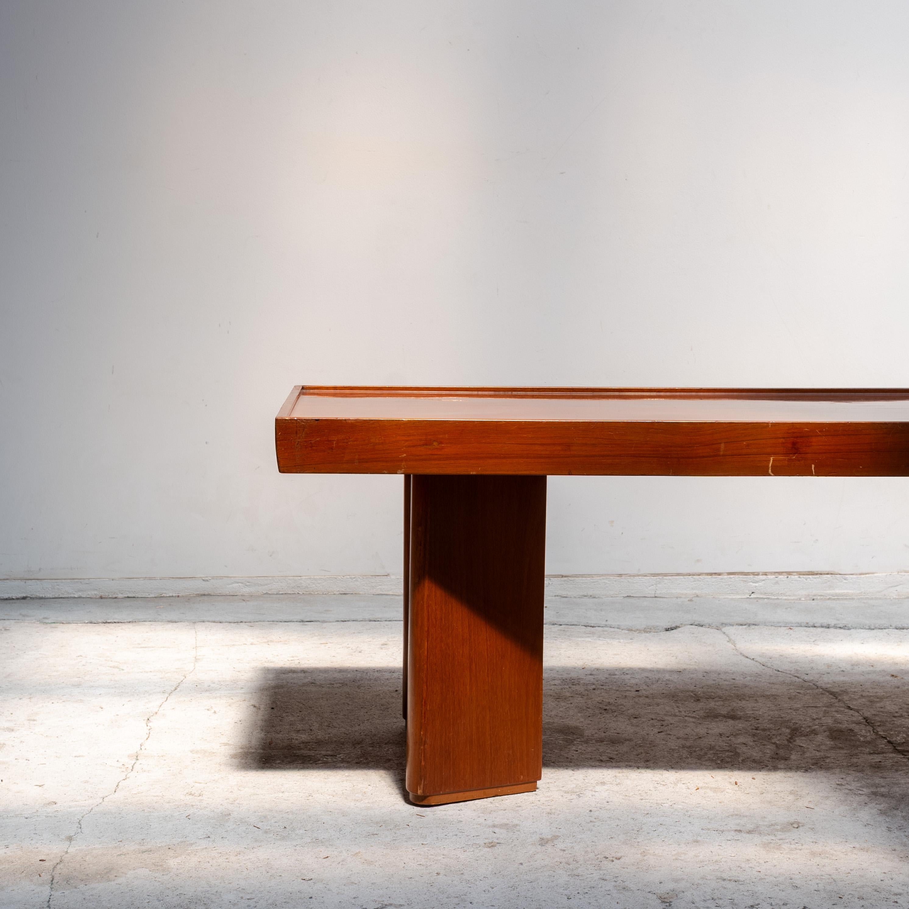 Wood Japanese Modernist Coffee Table, Tendo Mokko, 1970s For Sale