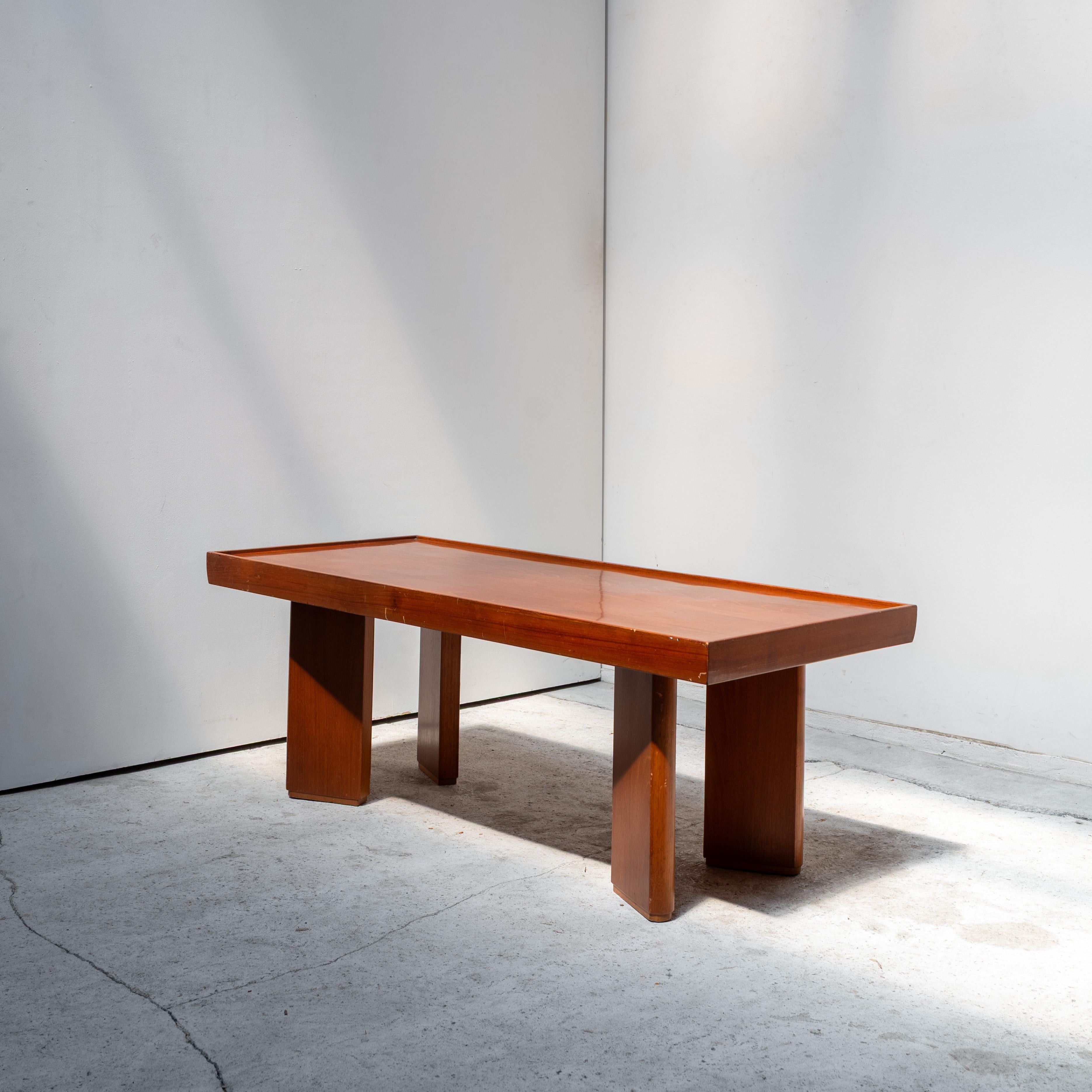 Japanese Modernist Coffee Table, Tendo Mokko, 1970s For Sale 1