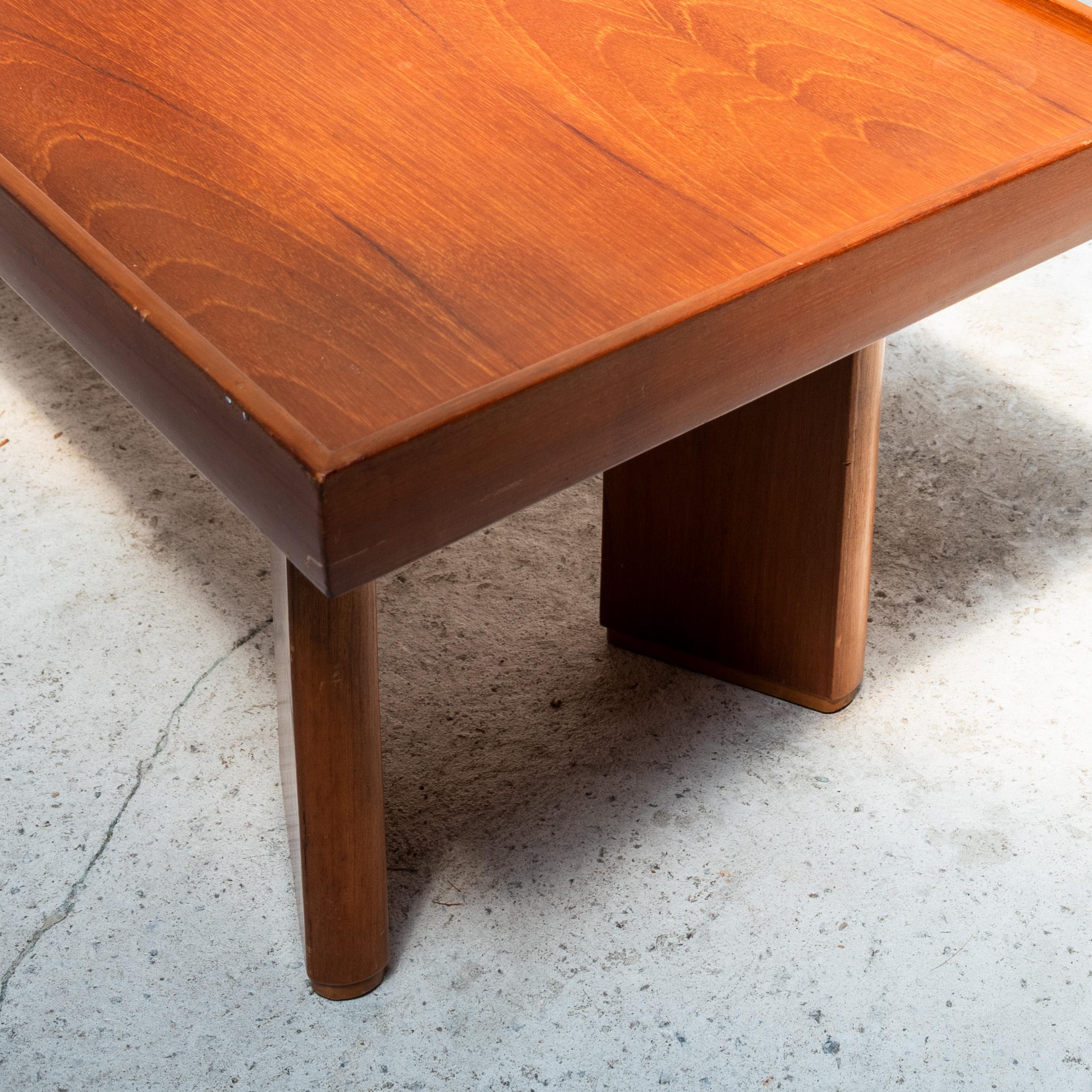 Japanese Modernist Coffee Table, Tendo Mokko, 1970s For Sale 2