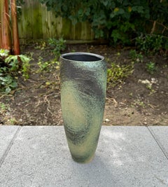 Japanese Modernist Ikebana Ceramic Vase, Japan, 20th Century