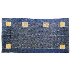 Vestaglia da monastero giapponese Patchwork Kesa con iscrizione Periodo Edo