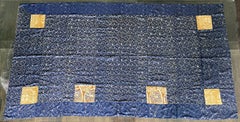 Japanese Monastery Robe Patchwork Kesa with inscription Edo Period