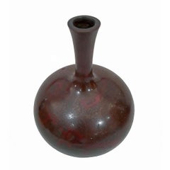 Japanese Murashido Brass Vase, Early 20th Century
