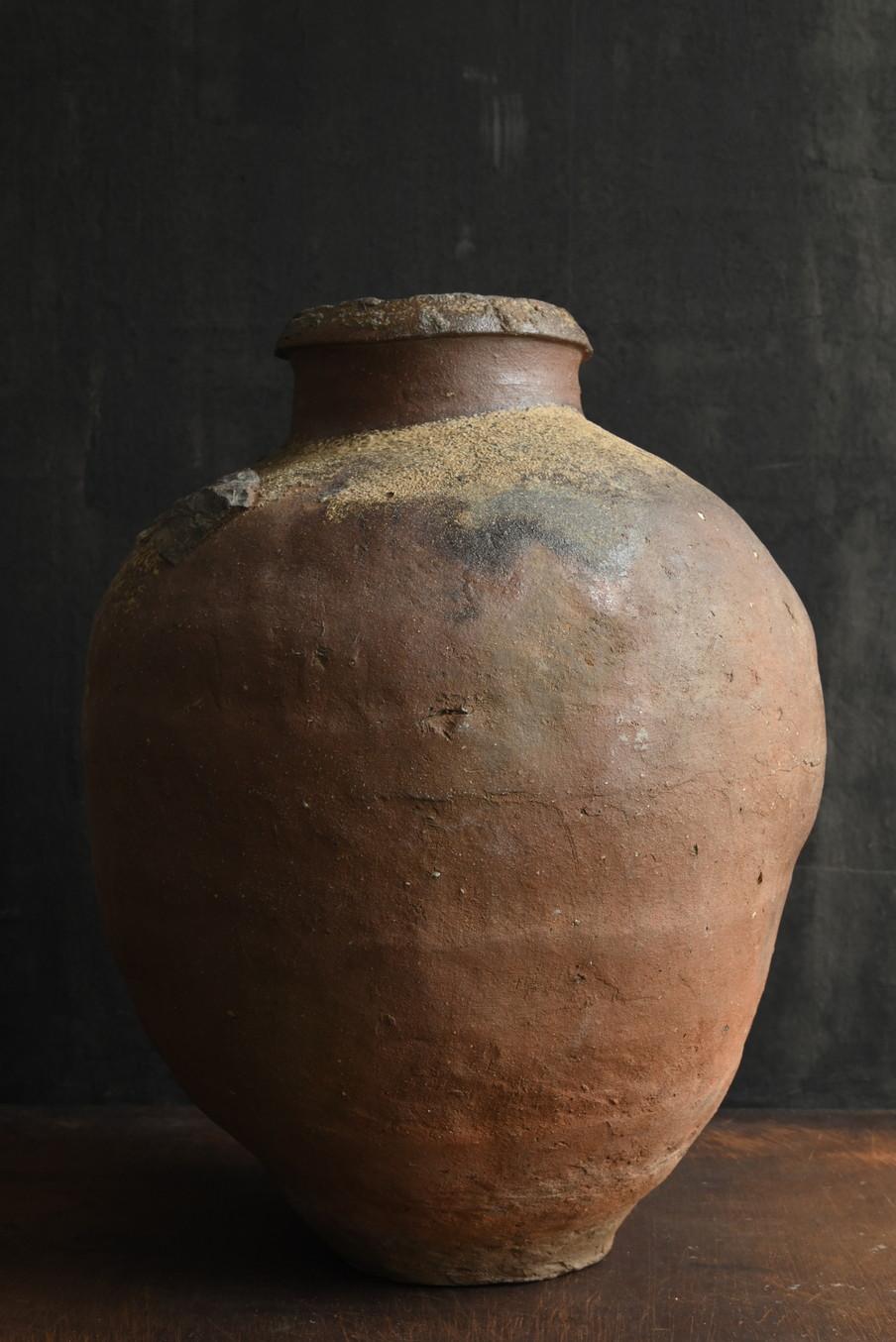 Japanese Muromachi period wabisabi vase / 14th to 16th century / Tokoname ware In Good Condition In Sammu-shi, Chiba