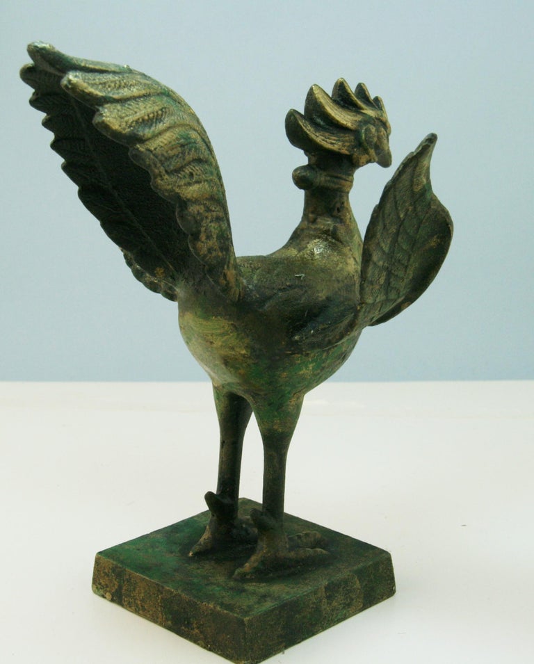 Japanese Mythological Iron Eagle Sculpture For Sale at 1stDibs