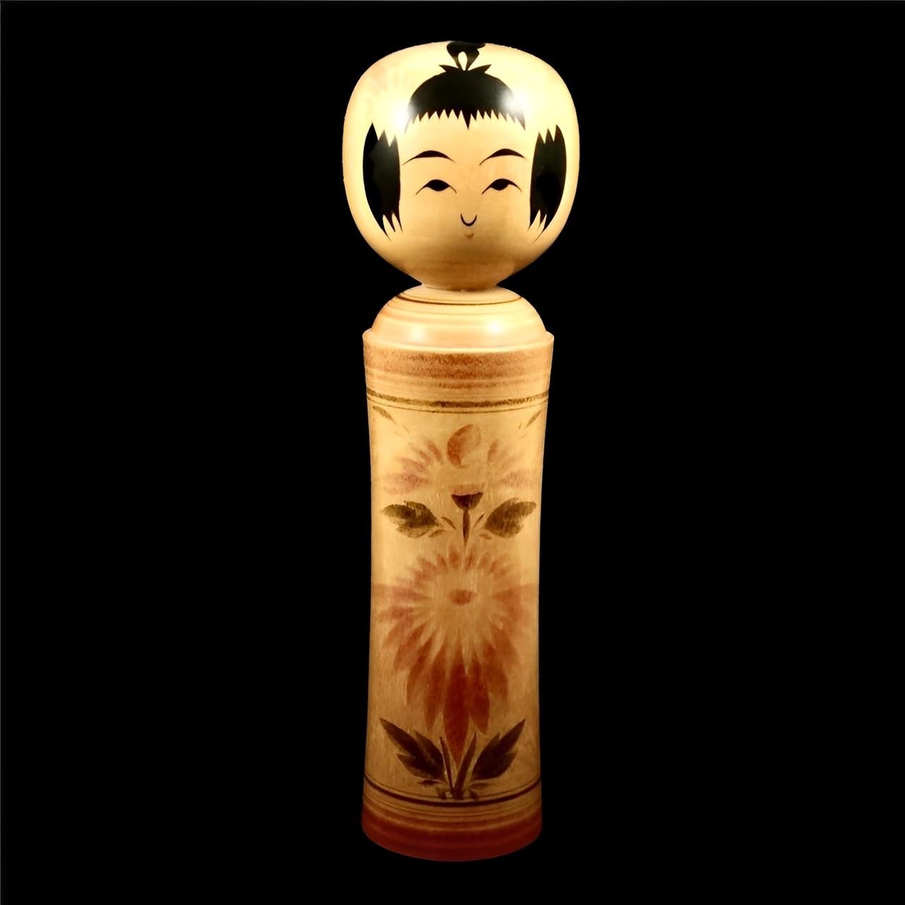 Naruko Kokeshi-Volkskunst-Holzpuppe von Kumagai Otsu im Angebot 1