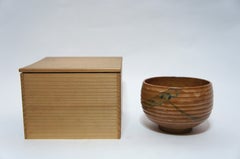 Japanese Natural Glaze Ceremonial Tea Bowl, 1920s