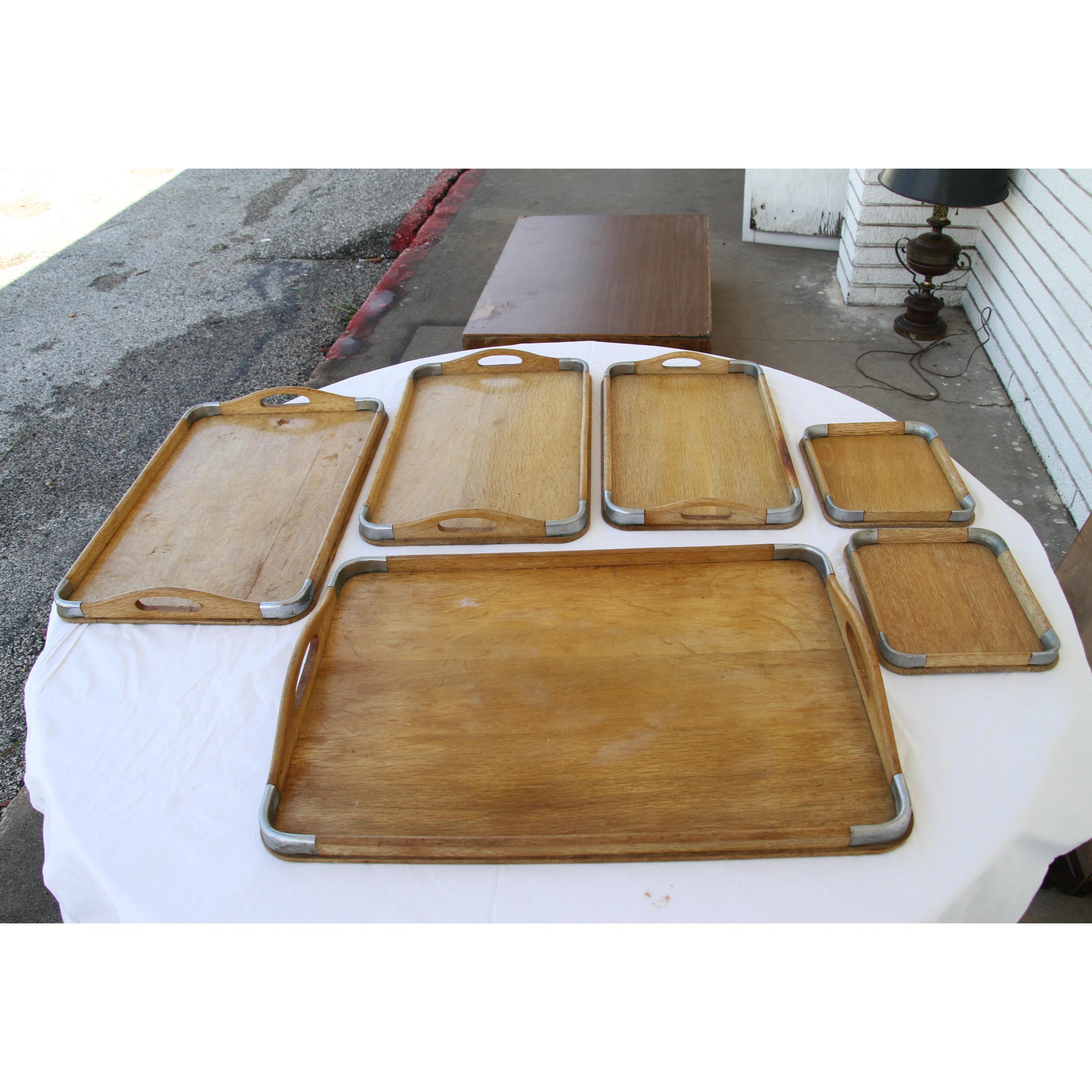 Japanese nesting style serving trays 5