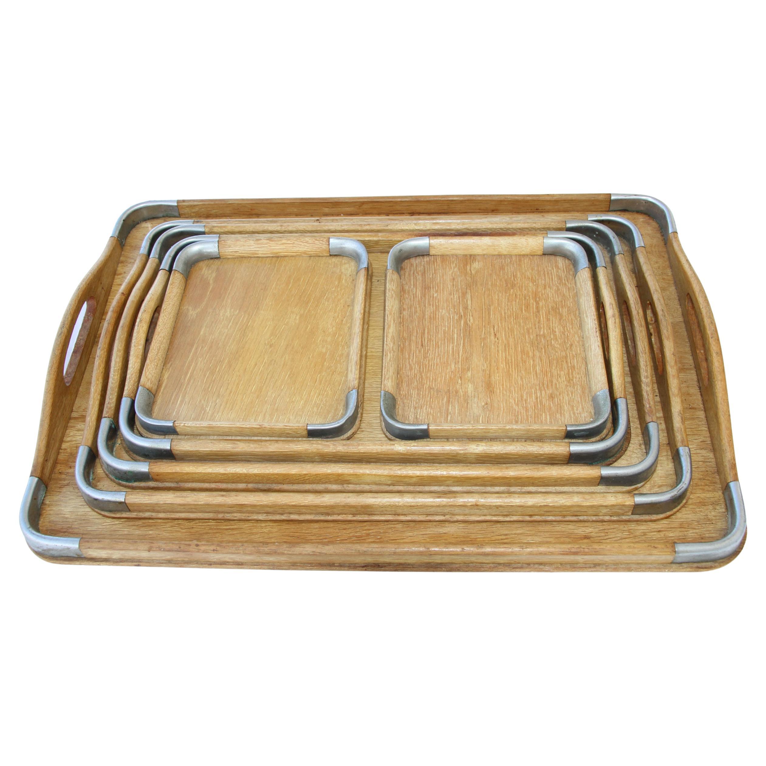 Japanese nesting style serving trays