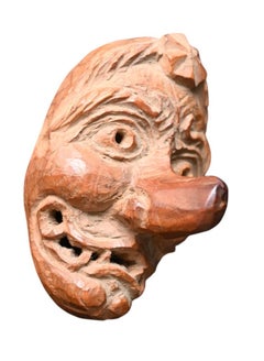Japanese Netsuke – Grotesque Mask, Edo To Early Meiji Period (circa 1820–1880)