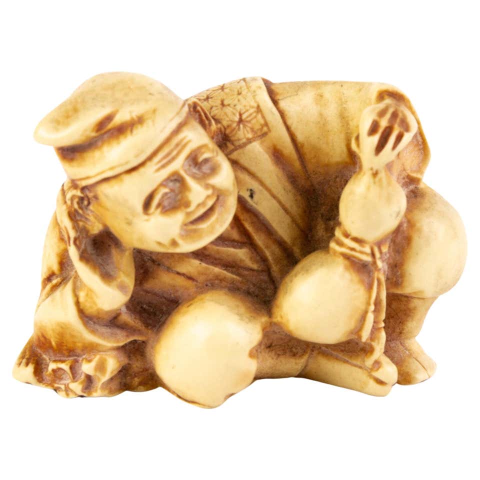 Netsukes - 296 For Sale on 1stDibs | antique netsuke for sale, netsuke ...