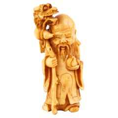 Netsuke giapponese Inro di un immortale