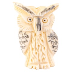 Japanese Netsuke Inro Owl 