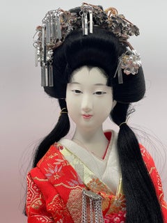 Japanese Ningyō of a Lady Playing the Koto, Meiji Period (1868–1912)