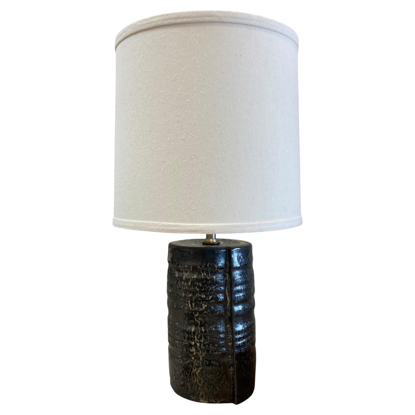 Japanese Nishi Ceramic Table Lamp