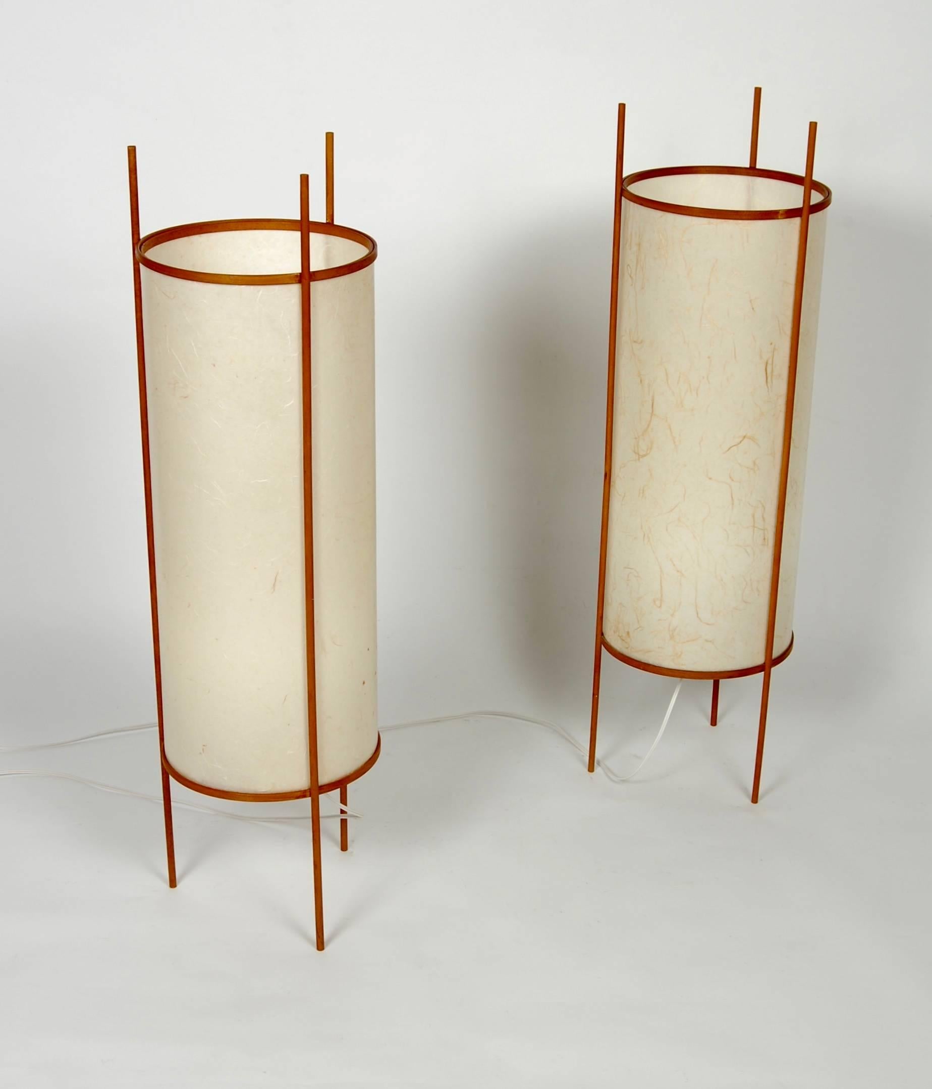 Mid-Century Modern Japanese Noguchi Style Table or Floor Lamps