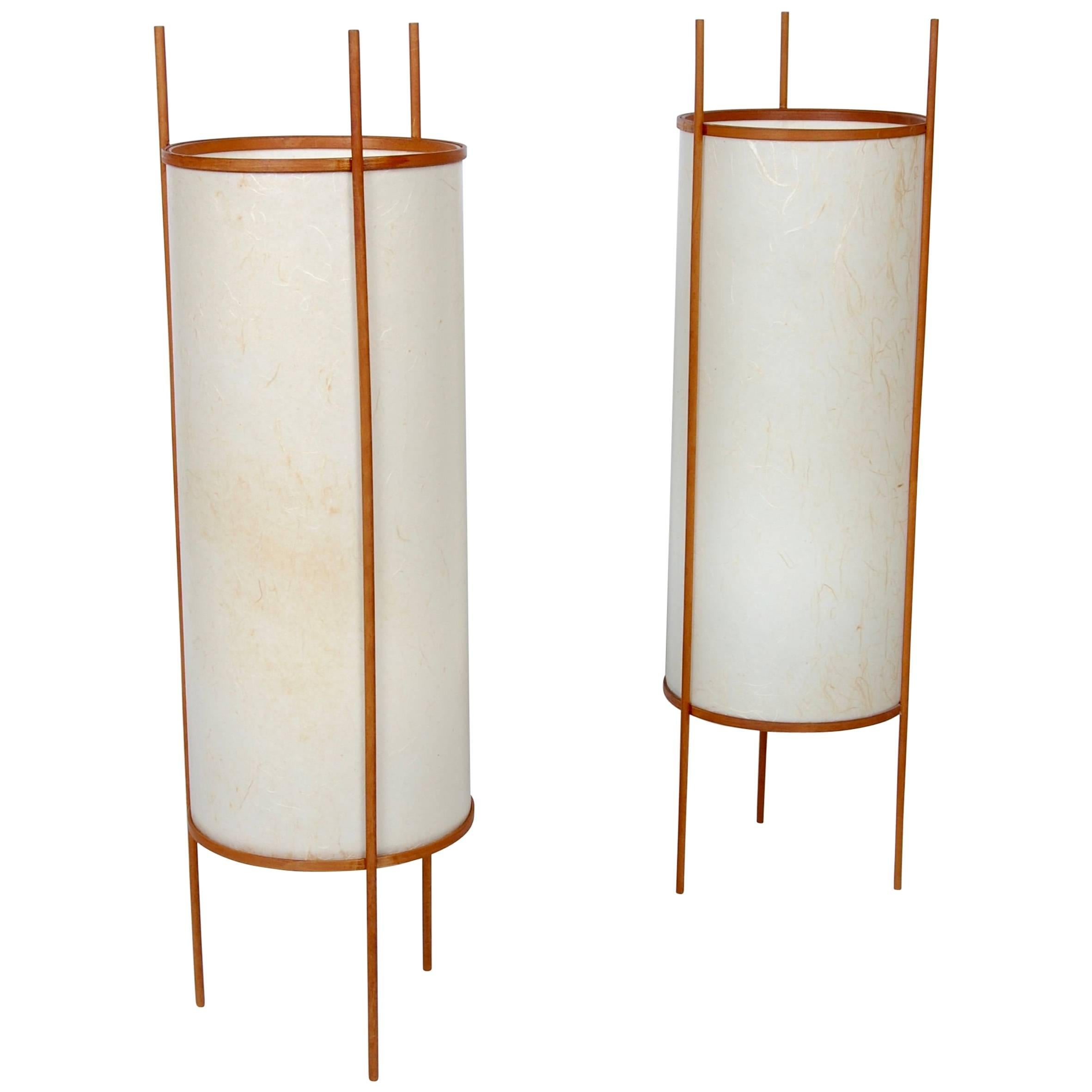 Japanese Noguchi Style Table or Floor Lamps
