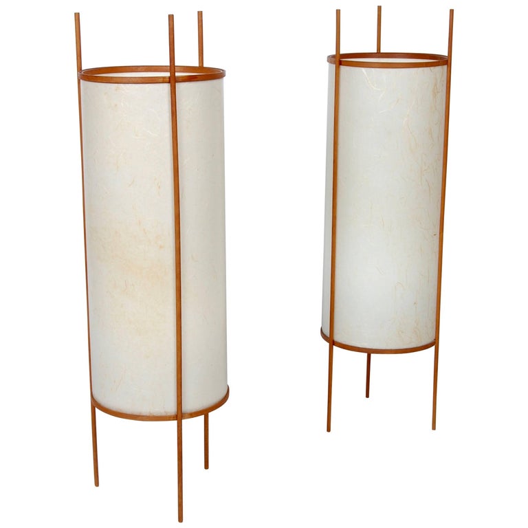 Japanese Noguchi Style Table or Floor Lamps at 1stDibs
