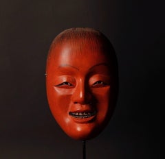 Japanese Noh Mask depicting Shojo character