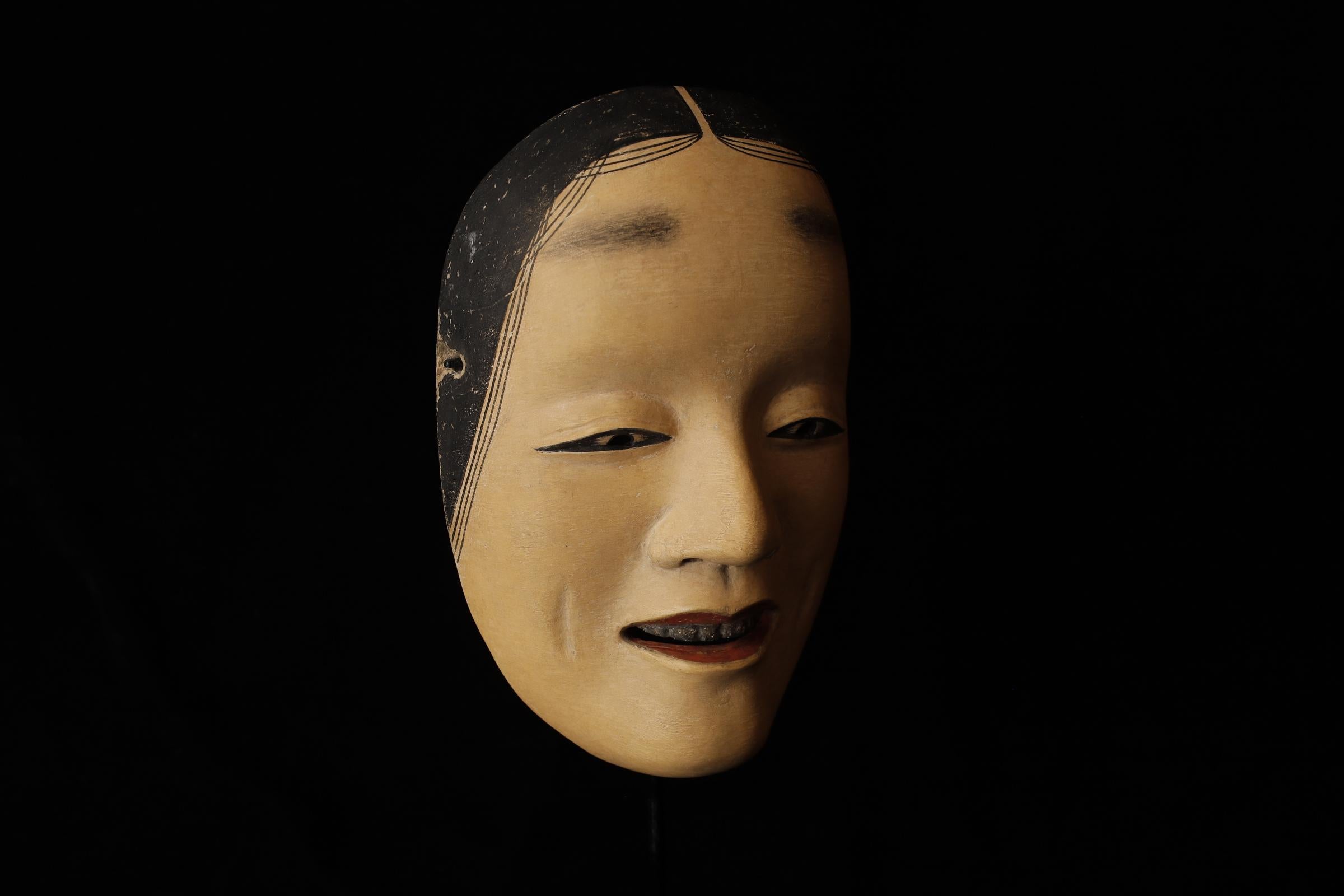 Japanese Noh Mask of Ko-omote- young woman For Sale 3