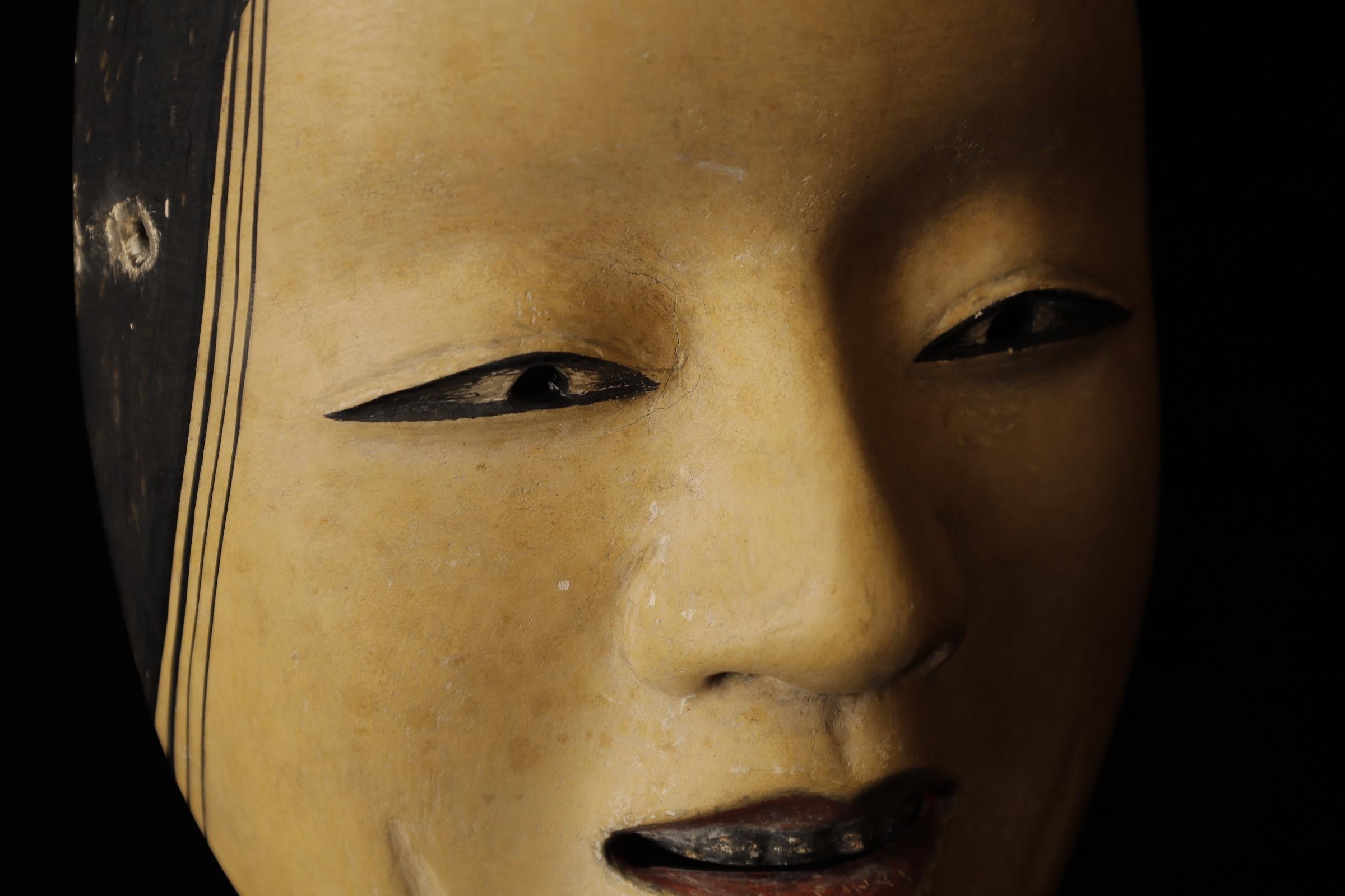 Japanese Noh Mask of Ko-omote- young woman For Sale 3