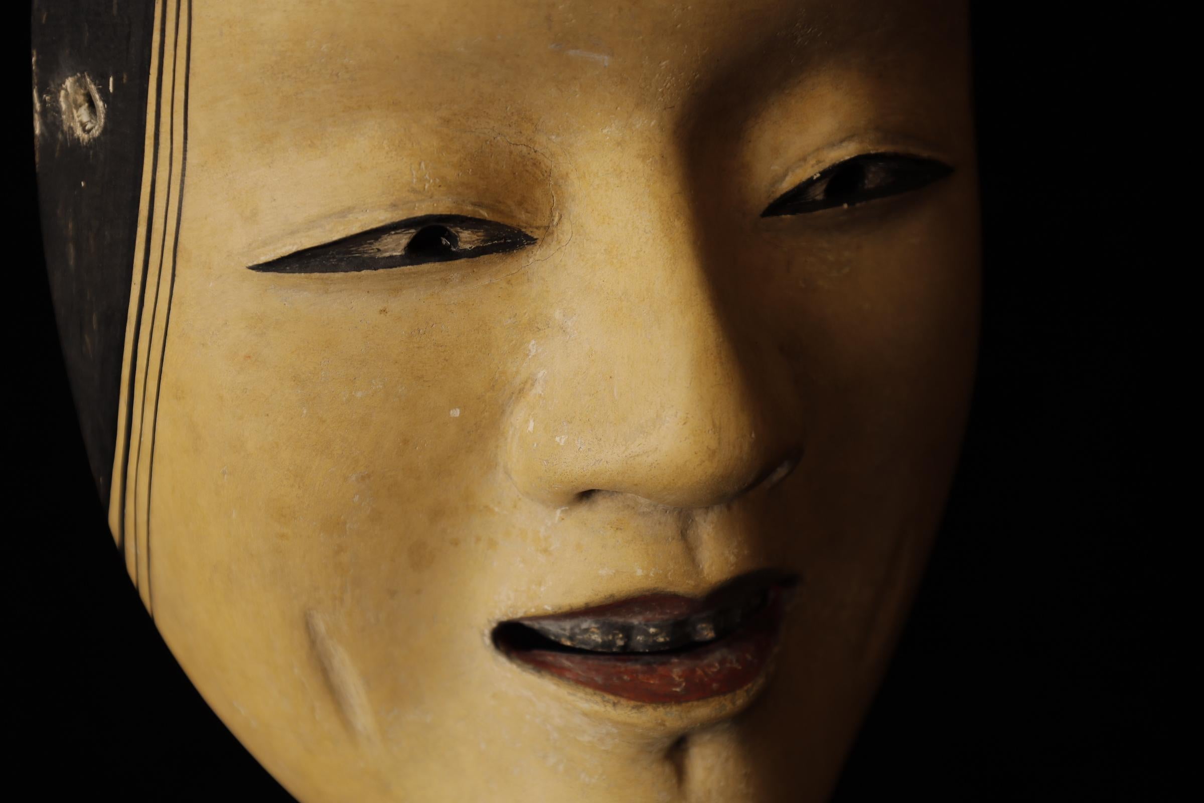 Japanese Noh Mask of Ko-omote- young woman For Sale 4