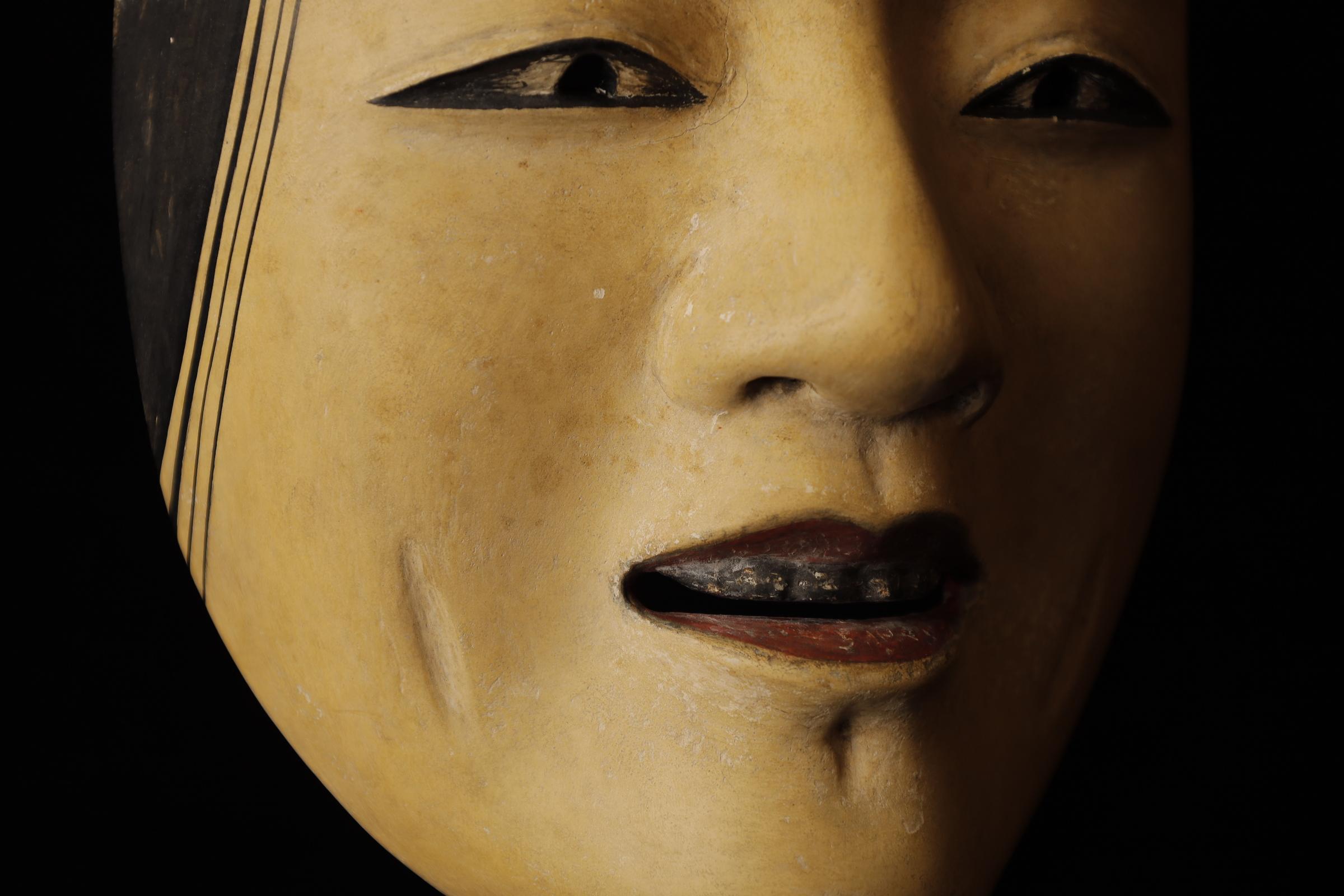 Japanese Noh Mask of Ko-omote- young woman For Sale 5