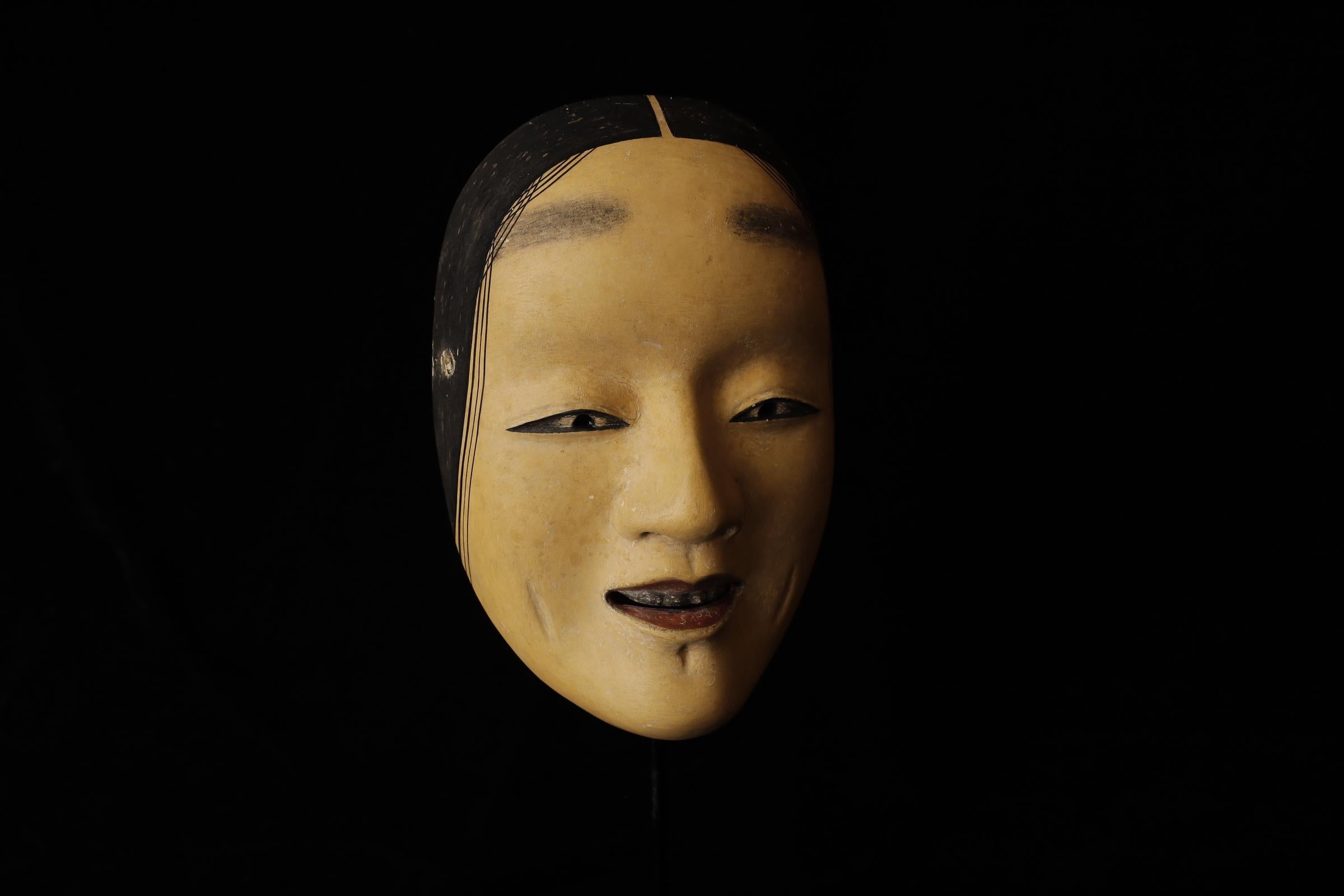 Japanese Noh Mask of Ko-omote- young woman For Sale 1