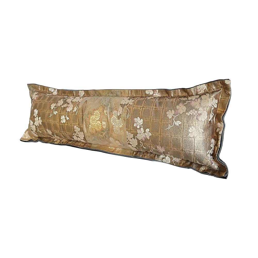 Giapponismo Cuscino Bolsters in seta giapponese Obi in vendita