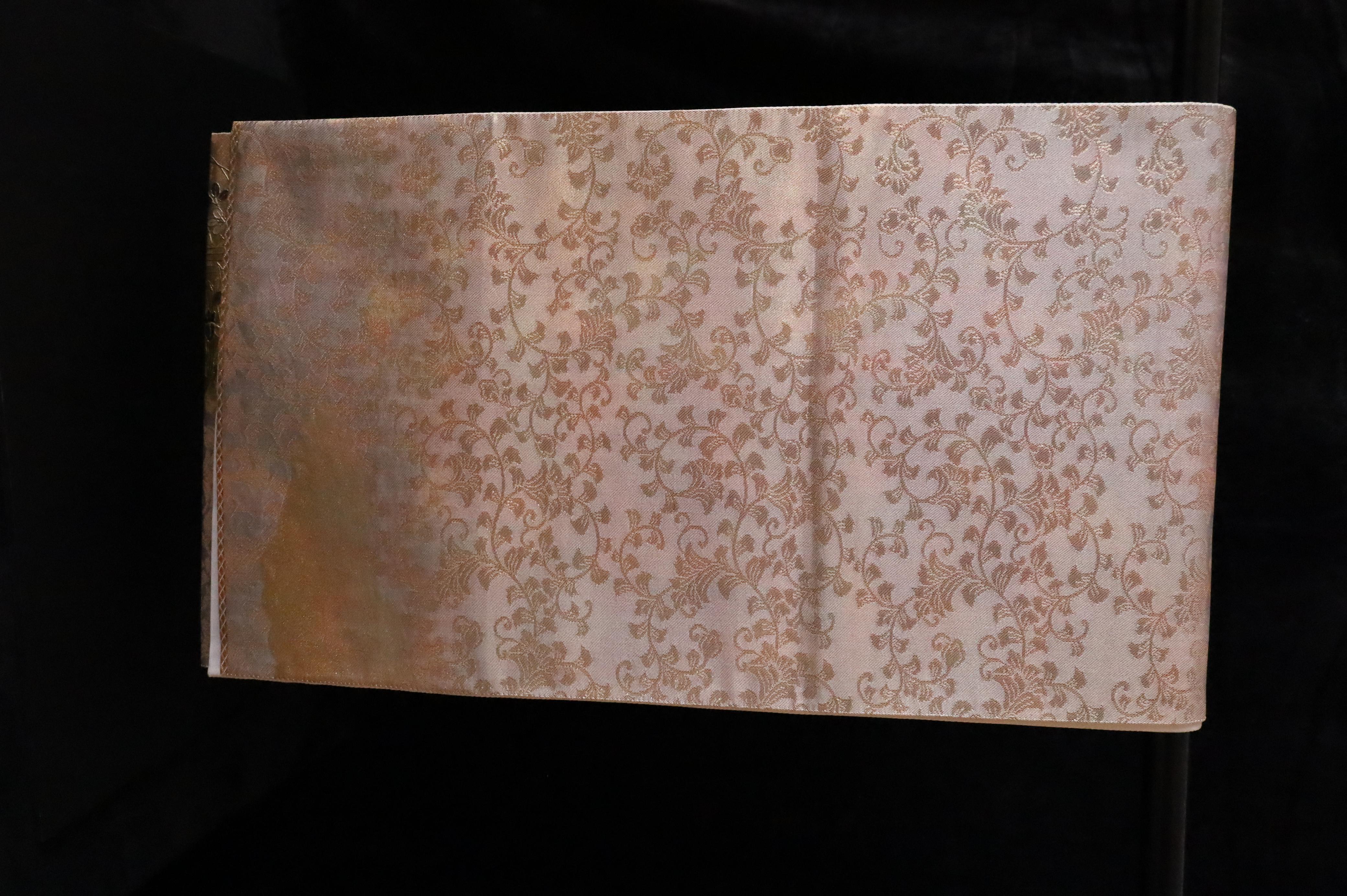 Japanese Obi with Landscape and Pavilion Motif – wall decoration, table runner For Sale 10