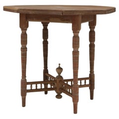 Japanese Antique Octagonal Table in Sakura Wood, 1920s–1940s - Japandi Wabi-Sabi