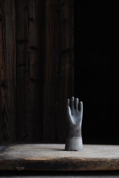 Japanese Old Aluminum Glove Mold 1940s-1960s / Object Wabi Sabi