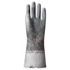 Japanese Old Aluminum Glove Mold 1940s-1960s / Object Wabi Sabi