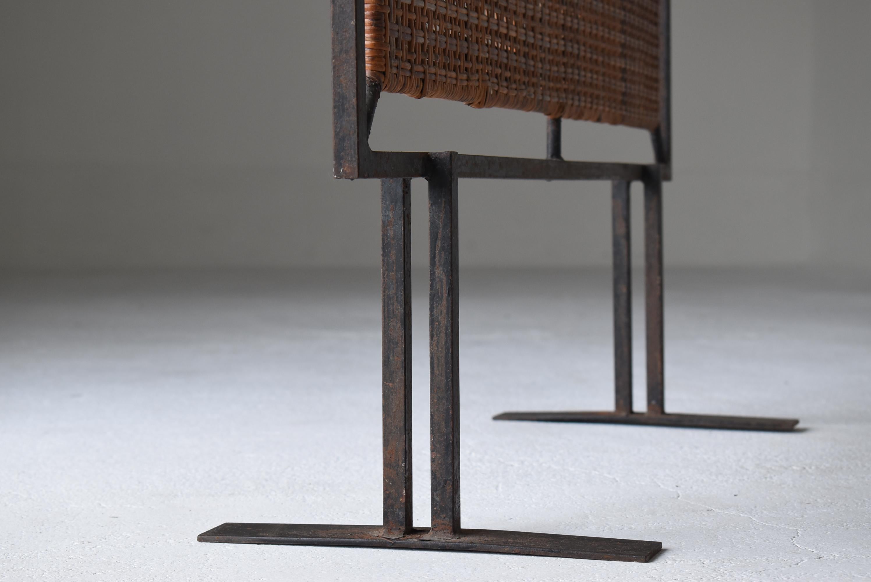 Japanese Old Bamboo Partition 1960s-1980s / Room Divider Wabisabi 6