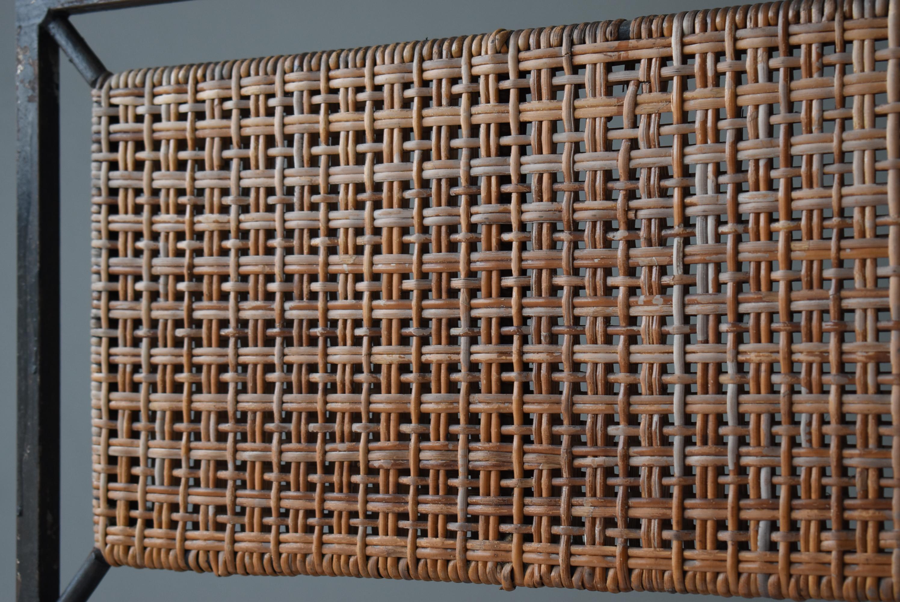 Japanese Old Bamboo Partition 1960s-1980s / Room Divider Wabisabi 2
