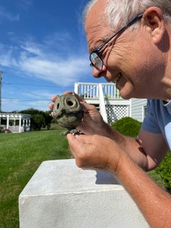 Japanese Old Big Feet Owl Lantern