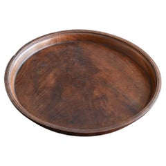 Japanese Old Big Wooden Tray / 1912-1950 / Mingei / Tableware