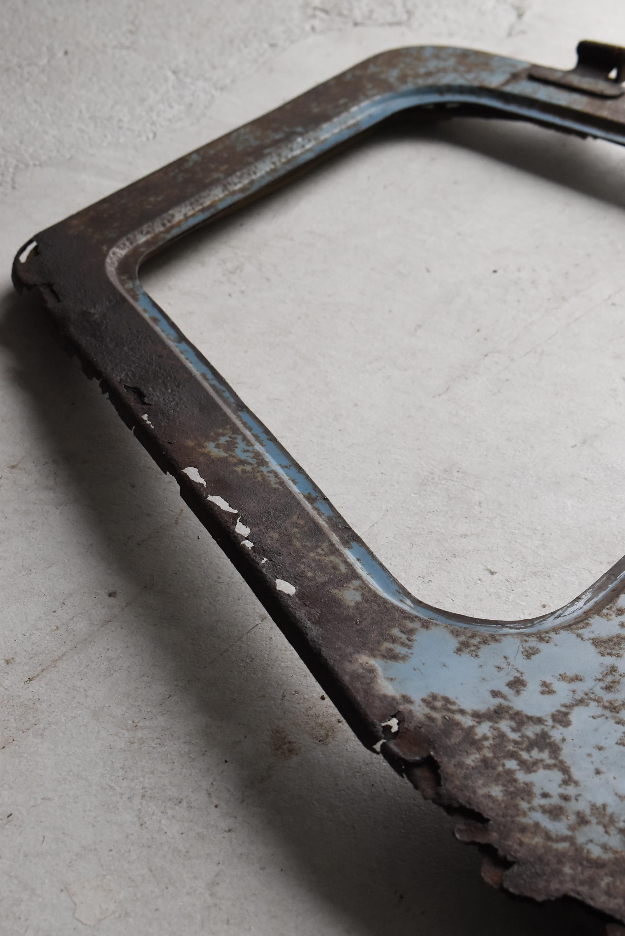 Japanische alte Autotür 1957er / Wanddekoration Abstrakte Kunst Wabisabi im Angebot 7