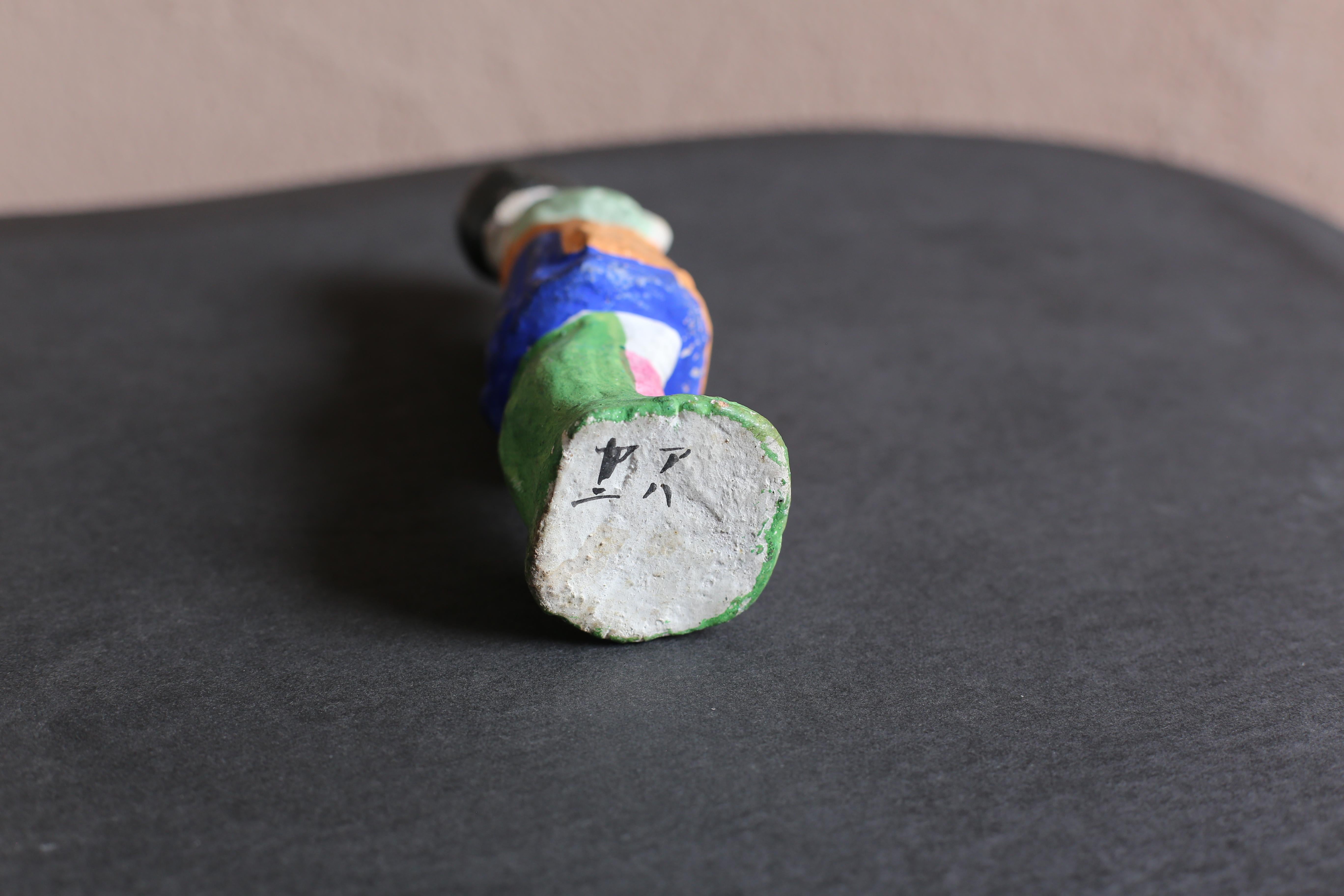Japanese Old Clay Doll / Mingei For Sale 6