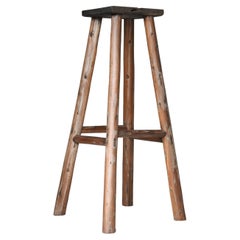 Japanese Old Display Stand 1940s-1960s / Primitive Side Table Wabisabi