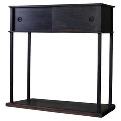 Vecchio espositore giapponese con colore BK / Vecchio scaffale giapponese in legno