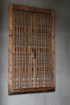 Japanese Old Door 1750s-1860s/Antique Architecture Abstract Art Wabisabi Object