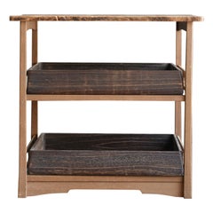 Anciennes et superbes étagères en bois japonaises / Table basse / Commode fantaisie