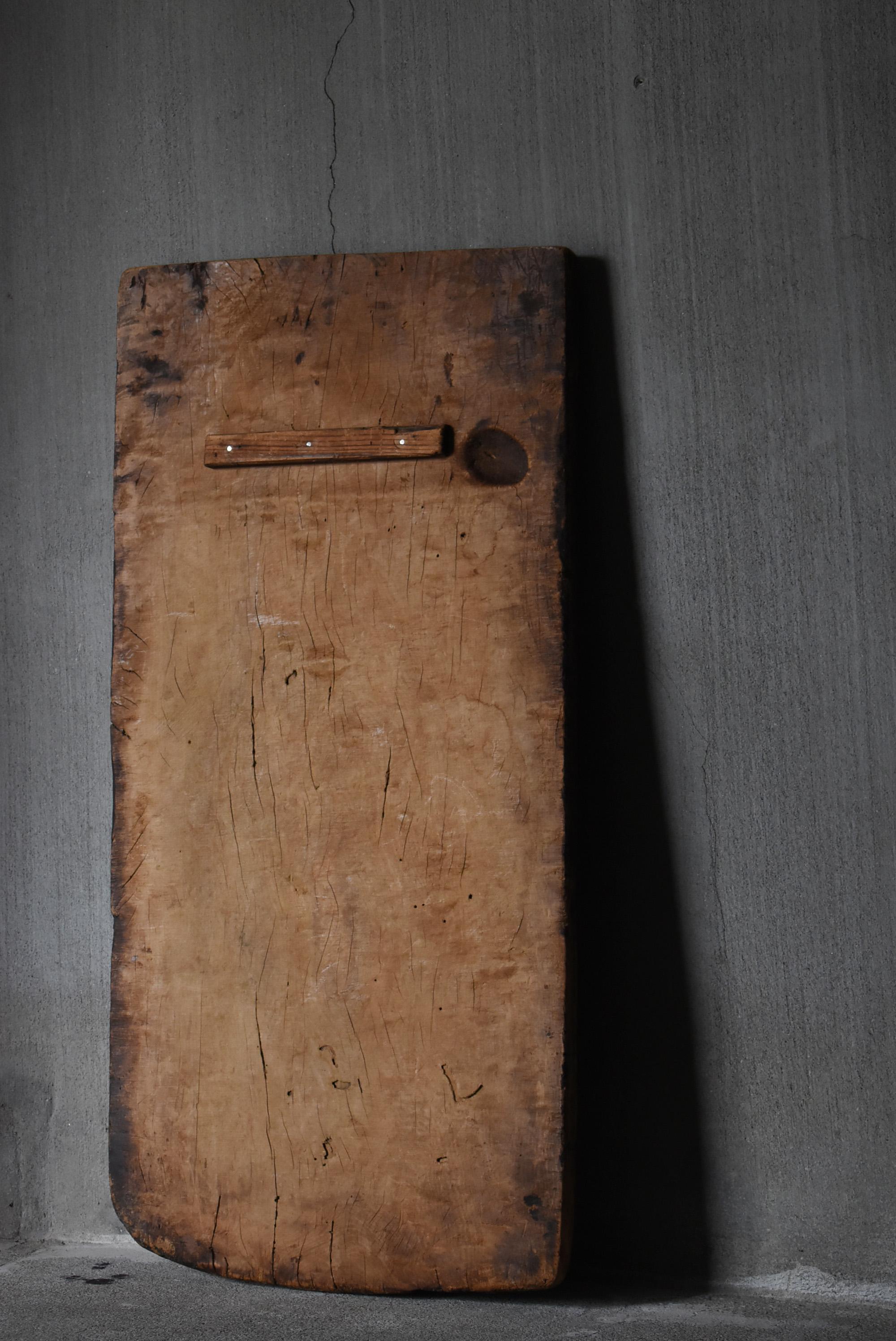 Japanese Old Farm Tool Board / Table Top Board / Wall Hanging like Painting In Good Condition In Sammu-shi, Chiba