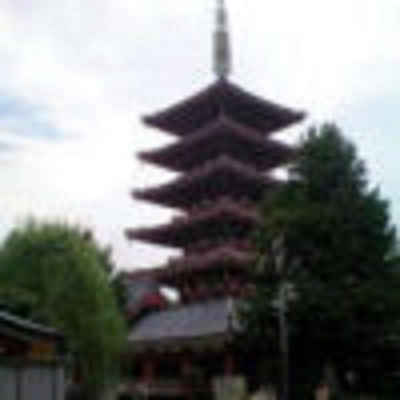 Japanese Old Five Roofed Pagoda Lighting Lantern 10